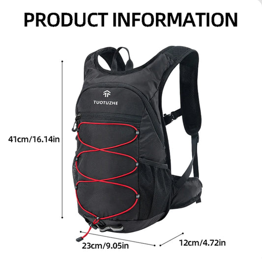 9l climbing backpack hydration hiking camping cycling lightweight nylon outdoor bag - product image