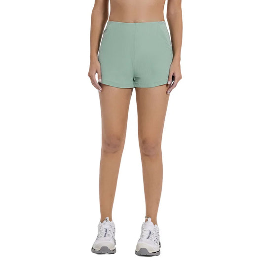 High elastic breathable knit nylon fitness casual shorts - product image