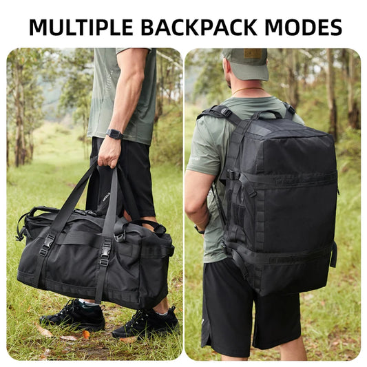 Oxford large capacity multi-compartment gym travel duffel bag for business and camping - product image