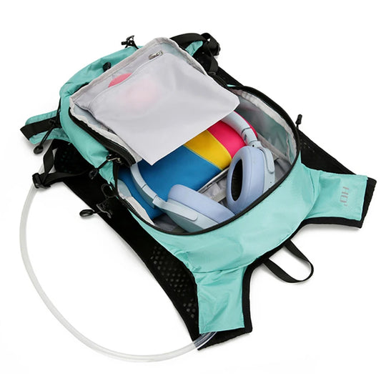 Running hydrating vest backpack with quick drinking system breathable nylon - product image