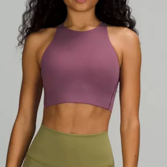 Women's high elastic quick dry yoga fitness sports bra - product image
