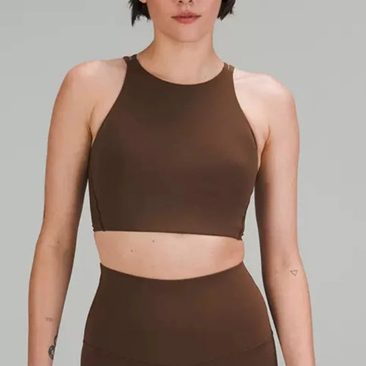 Women's high elastic quick dry yoga fitness sports bra - product image