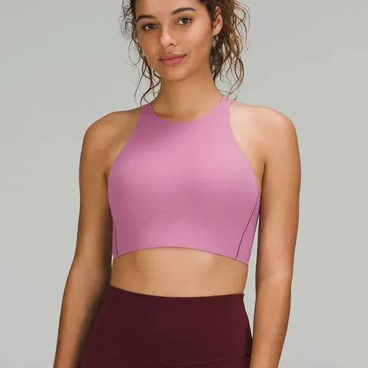 Women's high elastic quick dry yoga fitness sports bra - product image
